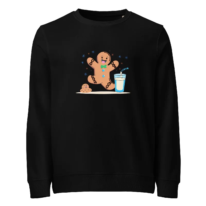 Cookie Cheer Christmas Graphic Women Organic Sweatshirt Hoodie with Hem Patch Decorative Personalized Cookie Cheer Christmas Graphic Women Organic Sweatshirt Hoodie with Hem Patch Decorative Personalized