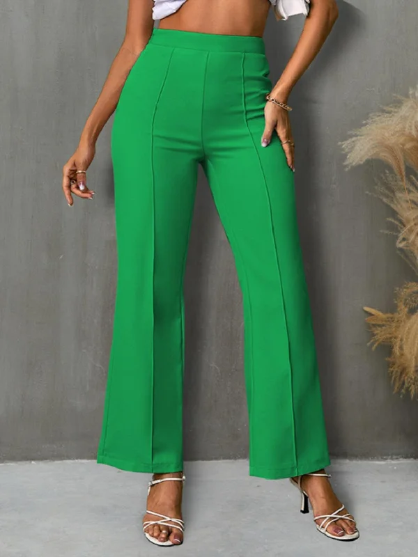 High Waist Straight Pants Comfortable Fleece Pants