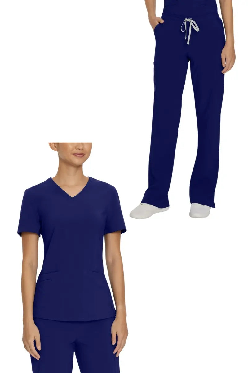 Urbane Performance Women's Petite Pants Scrub Set | True Navy Comfortable Cargo Pants Urbane Performance Women's Petite Pants Scrub Set | True Navy Comfortable Cargo Pants