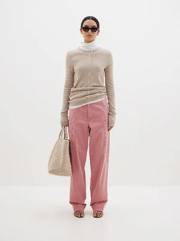 pigment dyed utility pant Trendy Wide-Leg Pants