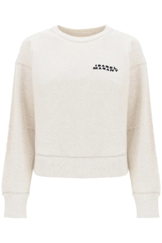 Shad Sweatshirt With Logo Embroidery  - Neutro Hoodie with Lace Feminine Delicate