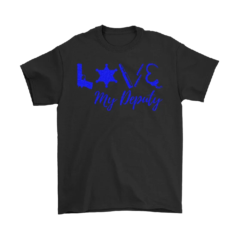 Love My Deputy Shirt and Hoodie Hoodie with Fur Luxurious Winter