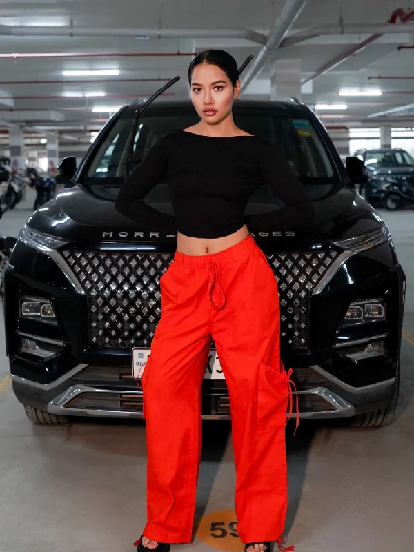The Parachute Pant Trendy Wide-Legged Trousers