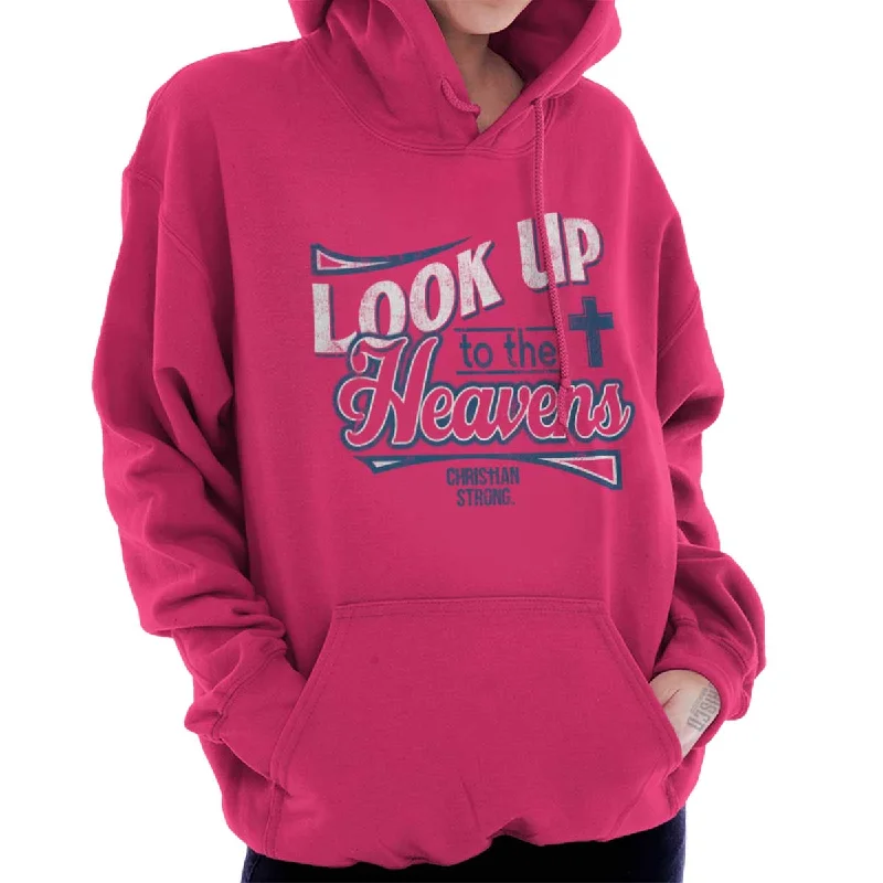 Look Up to Heavens Hoodie Hoodie with Earth Tones Natural Calm