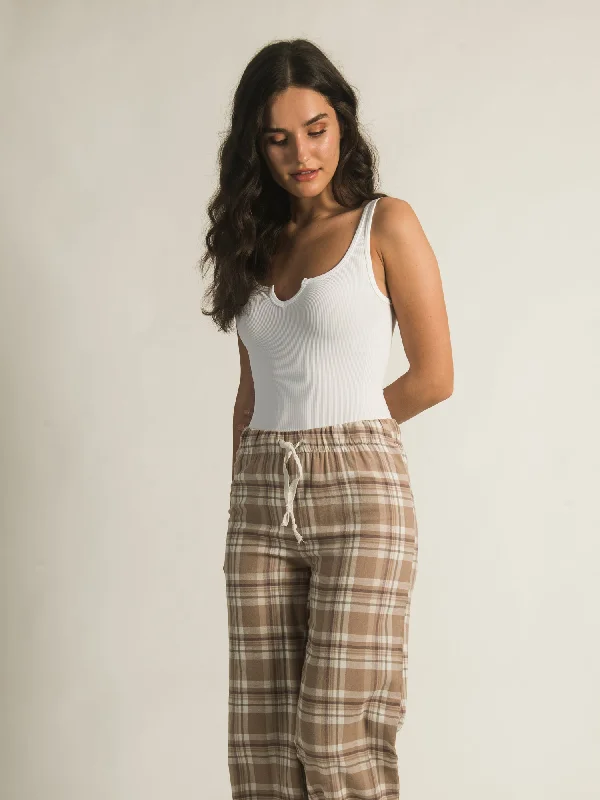 HARLOW NORA WIDELEG FLANNEL PANTS - CLEARANCE Formal Slim Pants