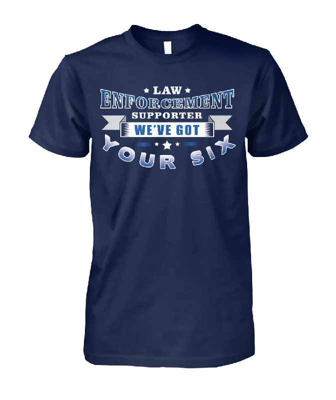 Law Enforcement Supporter We've Got Your Six Shirts and Hoodies Hoodie with Hood Adjustable Protection Law Enforcement Supporter We've Got Your Six Shirts and Hoodies Hoodie with Hood Adjustable Protection
