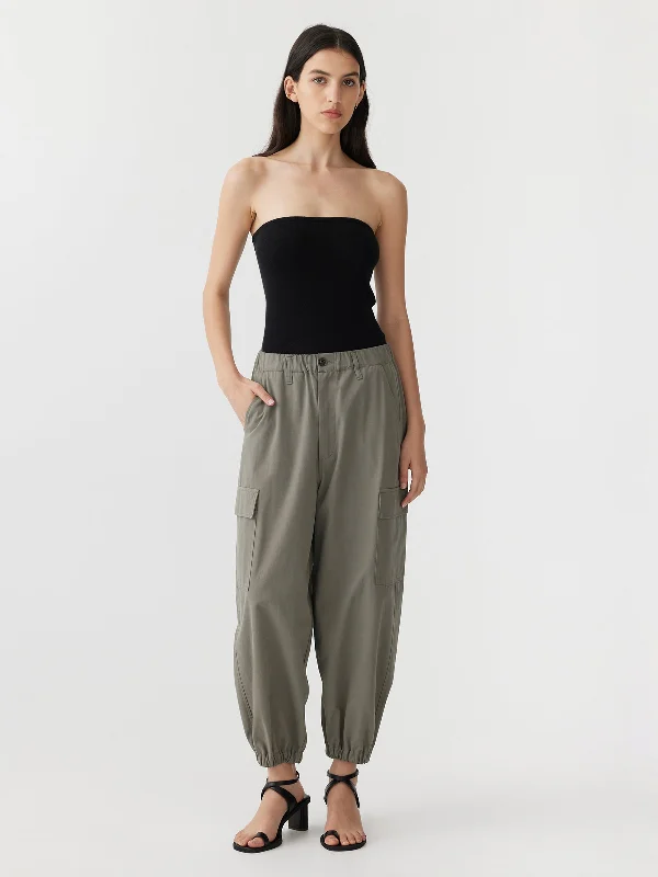 cotton canvas cargo pant Comfortable Pleated Pants