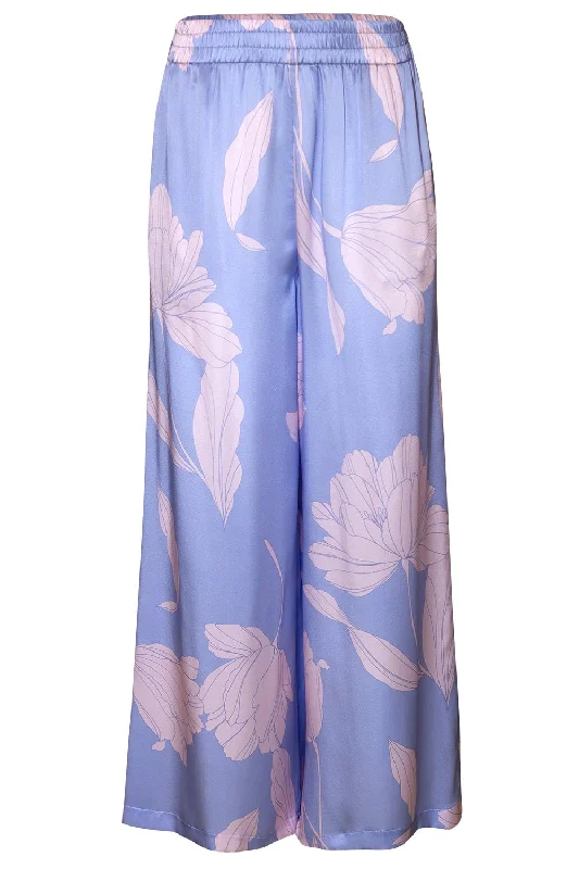 Jade Pant - Periwinkle Iris Casual Drawstring Pants