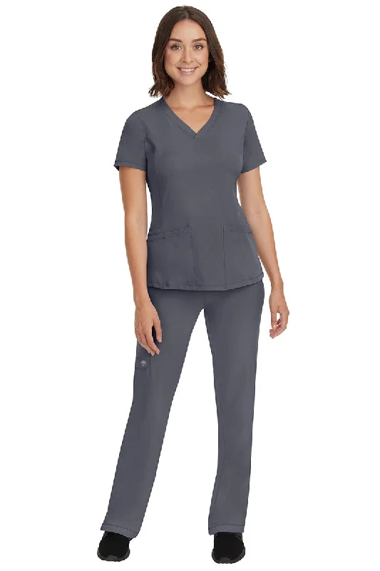 HH Works Women's Scrub Set Monica Top & Tall Rebecca Pant | Pewter Comfortable Fleece Pants HH Works Women's Scrub Set Monica Top & Tall Rebecca Pant | Pewter Comfortable Fleece Pants