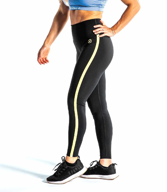 Color Block Tech Pants Cozy Knit Pants
