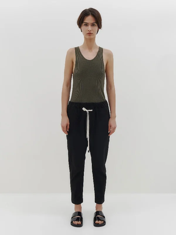 cotton canvas relaxed pant Classic Straight-Leg Pants