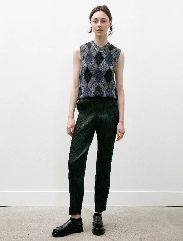 Basics Straight Pants Black Relaxed Lounge Trousers
