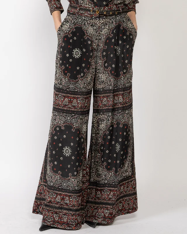 Double Tuck Pants Chic Wool Trousers