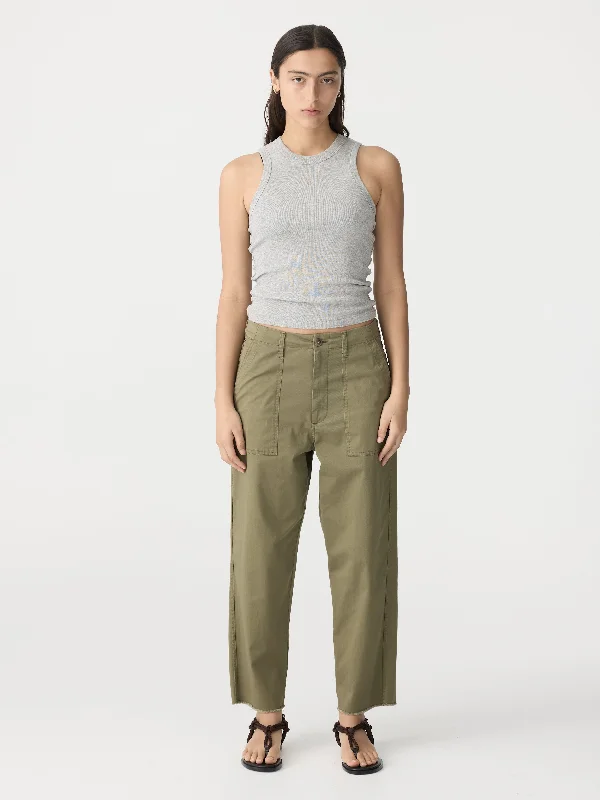 stretch cotton relaxed pant Elegant Silk Pants