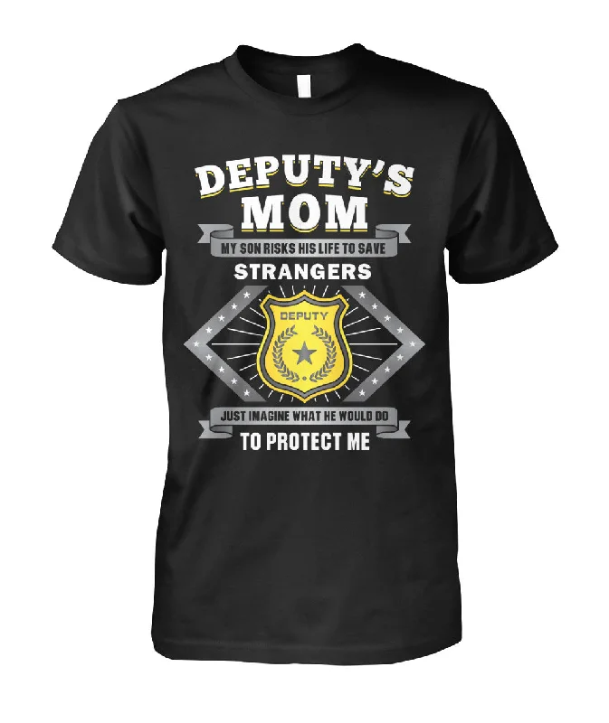 Deputy's Mom My Son Risk His Life to Save Stranger Shirts and Hoodies Hoodie with Crew Neck Simple Timeless Deputy's Mom My Son Risk His Life to Save Stranger Shirts and Hoodies Hoodie with Crew Neck Simple Timeless