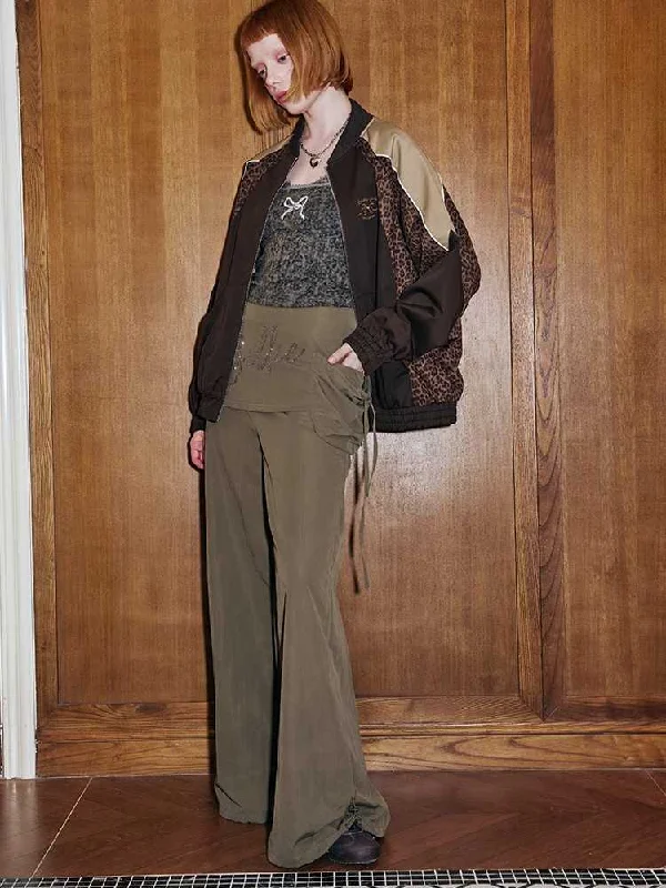 Low waist wide leg pants【s0000009662】 Formal Linen Trousers