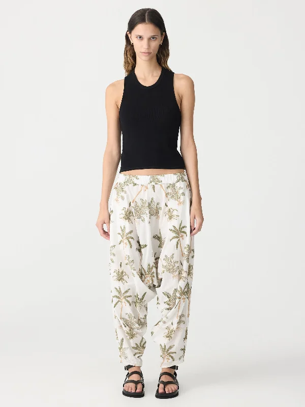 oversized palm slouch pant Chic Slim Fit Pants