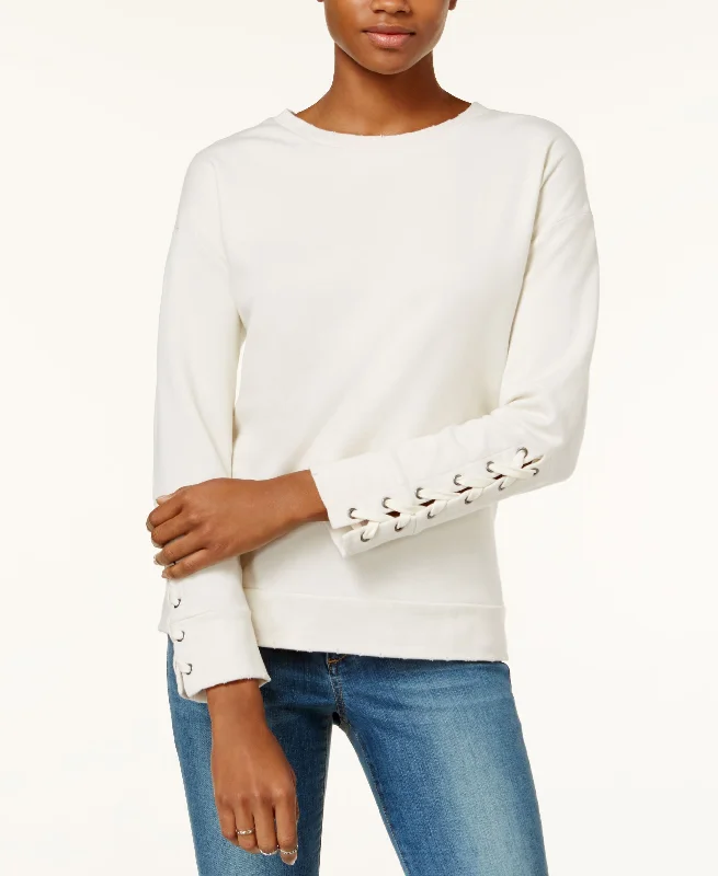 Joes Miaya Lace Up Sweatshirt Hoodie with Velcro Closure Adjustable Secure