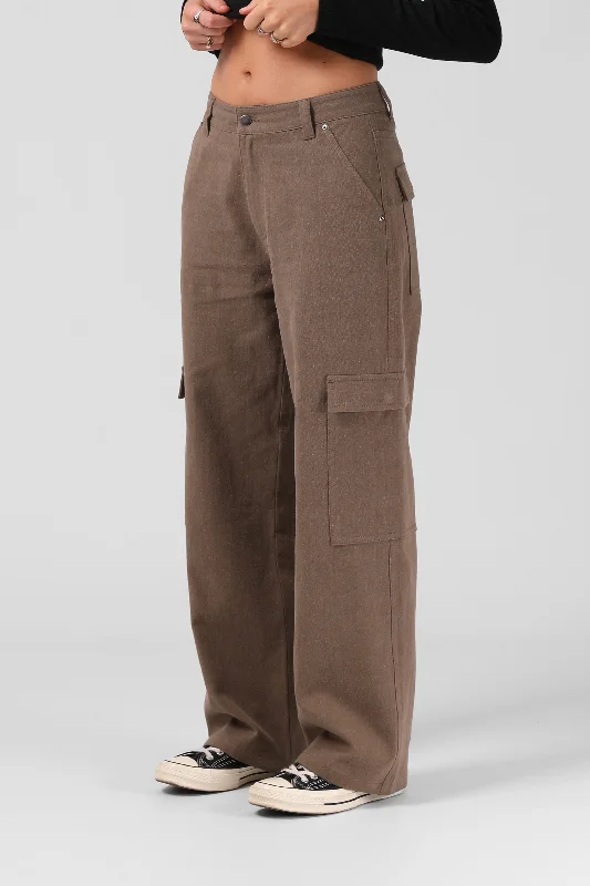Cargo Pant - Taupe Grey Cozy Lounge Pants