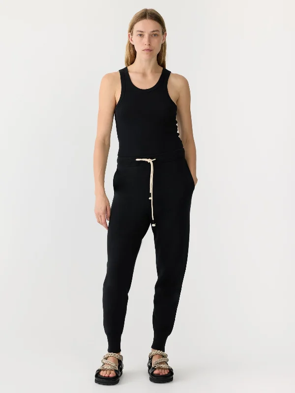 compact cotton knit pant Stretch Fit Pants