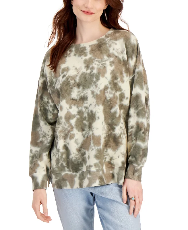 Style & Co Plus Size Printed Oversized Sweatshirt Hoodie with Velcro Closure Adjustable Secure Style & Co Plus Size Printed Oversized Sweatshirt Hoodie with Velcro Closure Adjustable Secure