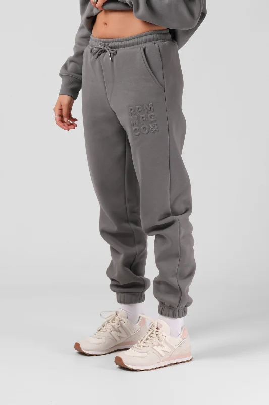 Baggy Tracky Pant - Charcoal Grey Elegant Dress Pants