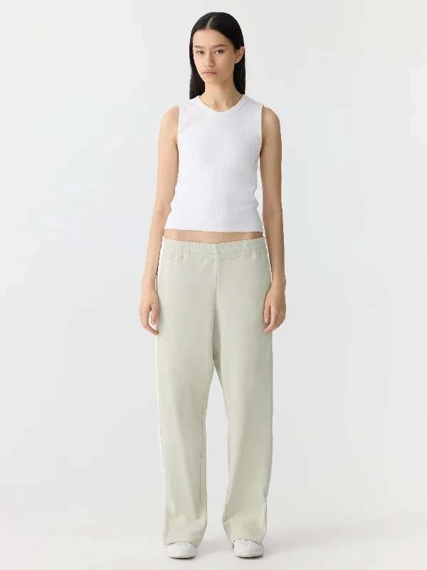 pique wide panel pant Trendy Wide-Legged Trousers