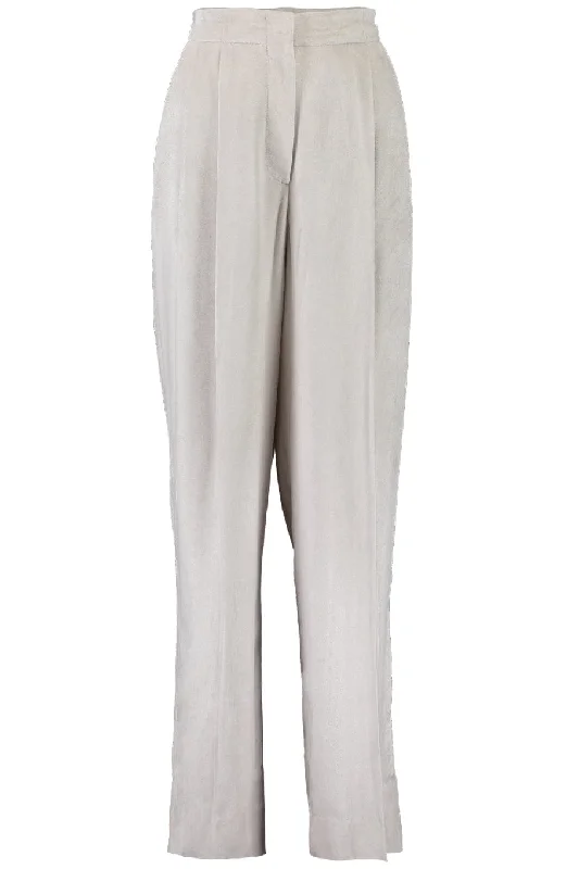 Velvet Wide Leg High Waisted Pant Comfy Cargo Trousers