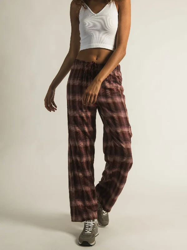 HARLOW NORA WIDELEG FLANNEL PANTS - CLEARANCE Chic Wool Trousers