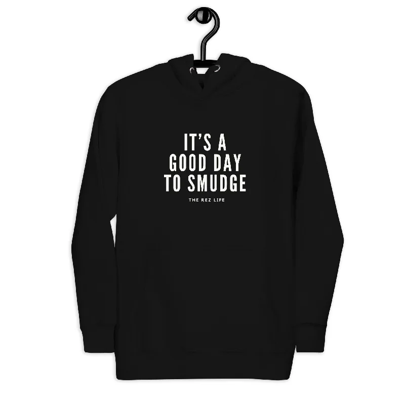 It's A Good Day To Smudge Hoodie Hoodie with Stripes Bold Sporty
