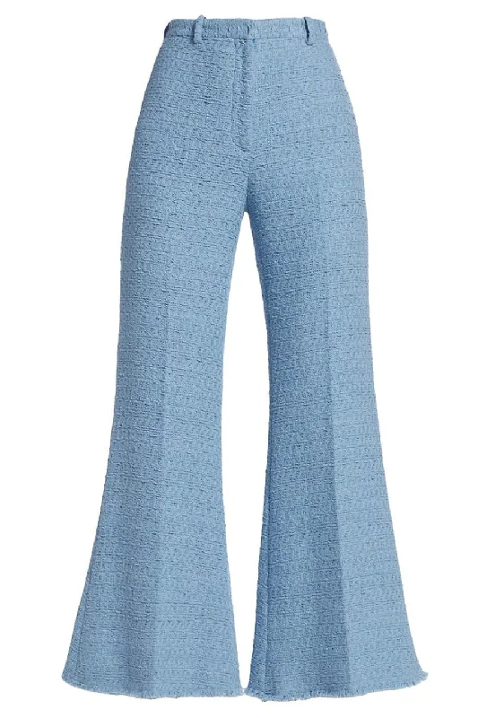 Tweed Flare Pant Comfortable Cargo Pants