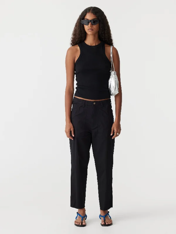 stretch cotton relaxed pant Fashionable Sporty Pants
