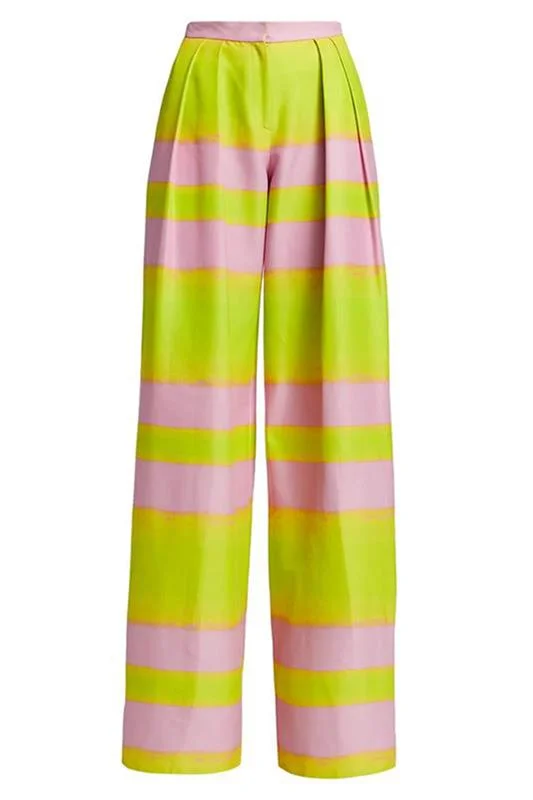 Pleated Wide Leg Pant Chic Black Leggings