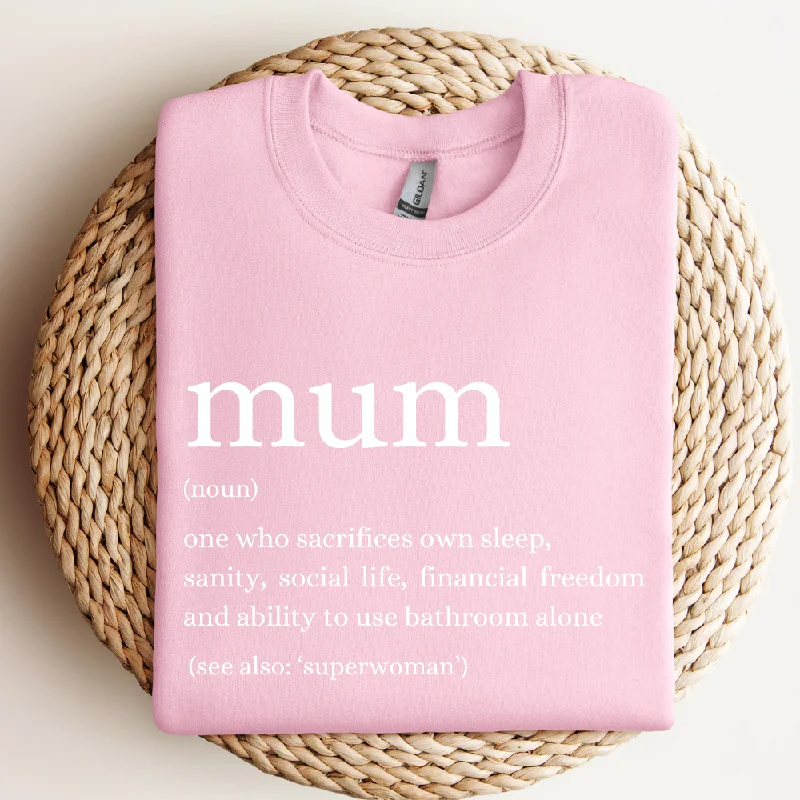 Modern Mum Definition Sweatshirt Hoodie Sweatshirt Pullover