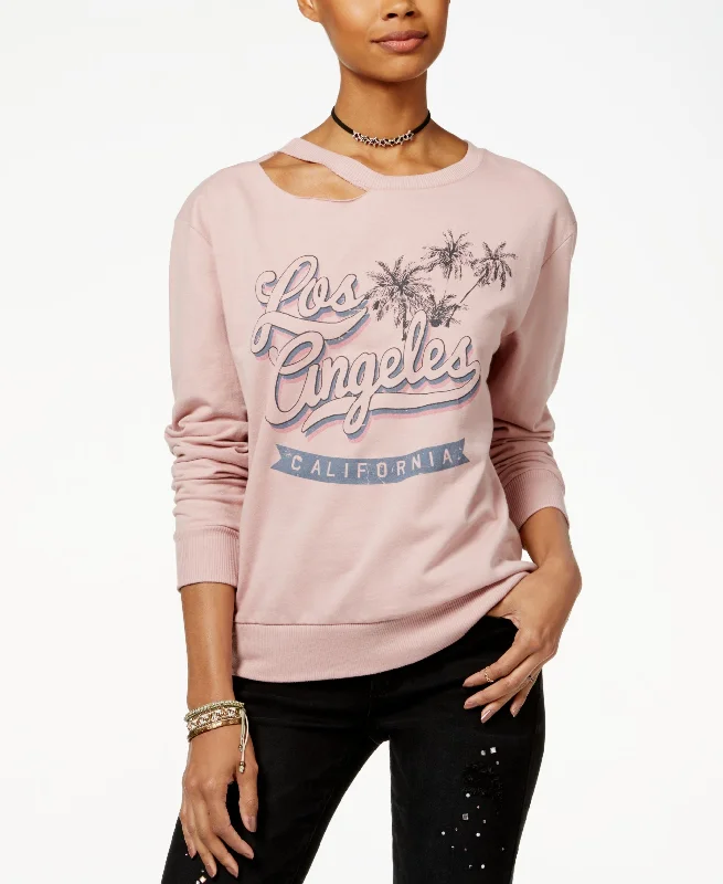 Pretty Rebellious Juniors Los Angeles Graphic Sweatshirt Hoodie with Belted Waist Structured Tailored Pretty Rebellious Juniors Los Angeles Graphic Sweatshirt Hoodie with Belted Waist Structured Tailored