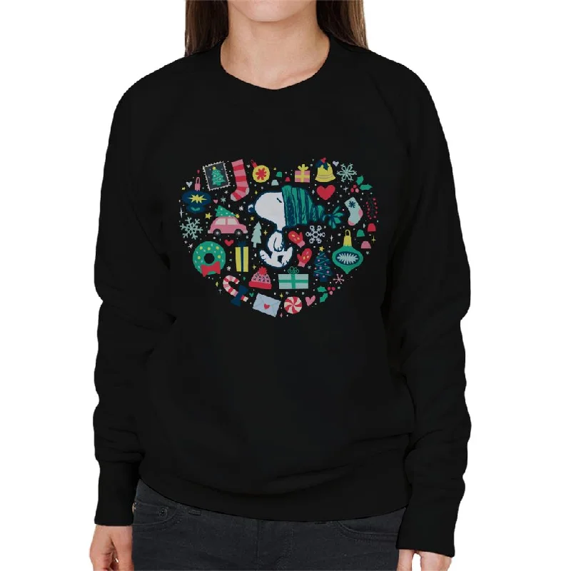 Peanuts Christmas Snoopy Xmas Love Heart Women's Sweatshirt Hoodie Crop Top Short Trendy Peanuts Christmas Snoopy Xmas Love Heart Women's Sweatshirt Hoodie Crop Top Short Trendy