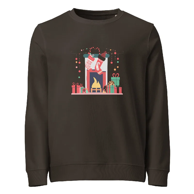 Cozy Christmas Graphic Women Organic Sweatshirt Hooded Sweatshirt Casual Wear Street Style Cozy Christmas Graphic Women Organic Sweatshirt Hooded Sweatshirt Casual Wear Street Style