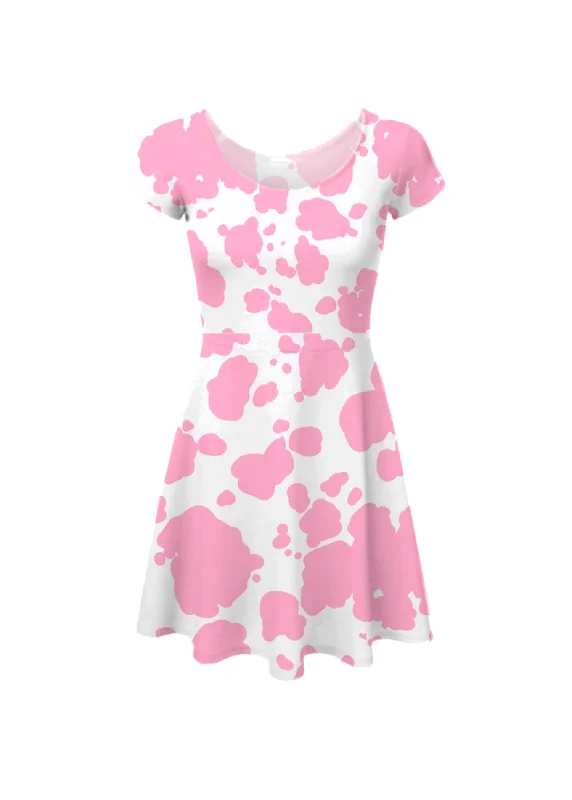 Pink Cow Print