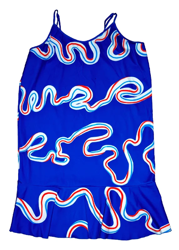 toothpaste stripe cami dress