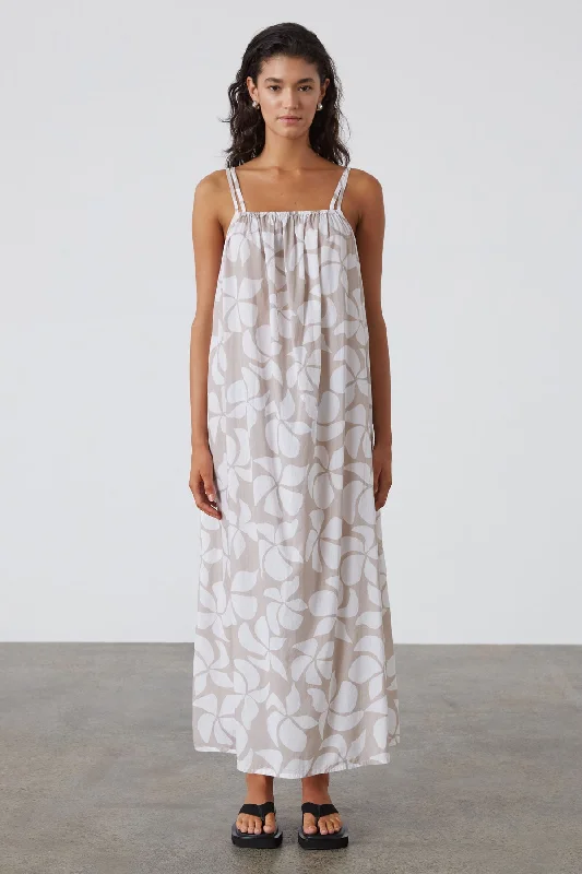 Silver Lilo Organic Cotton Dress