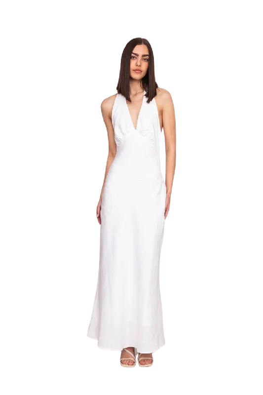 Ava Linen Halter Dress