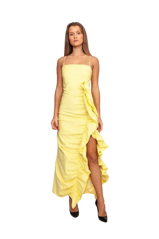Sadie Dress Chartreuse