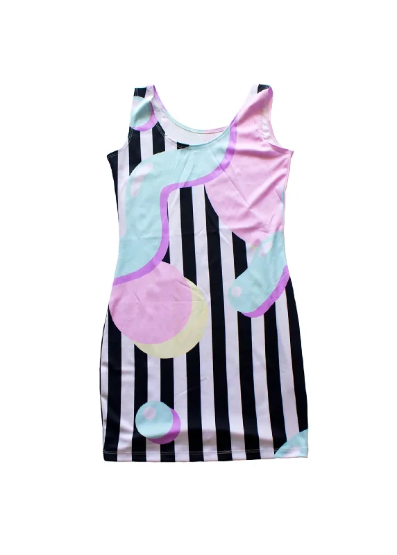 memphis stripe dress