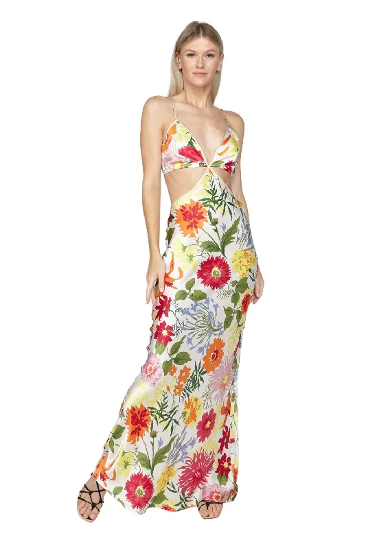 Poppies Silk Dress