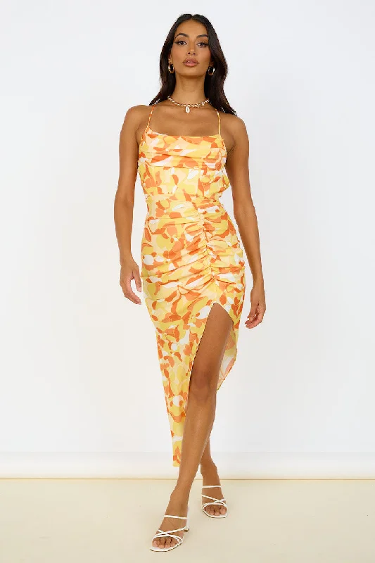 Glowing Skies Maxi Dress Yellow Stylish Boho Maxi Dress