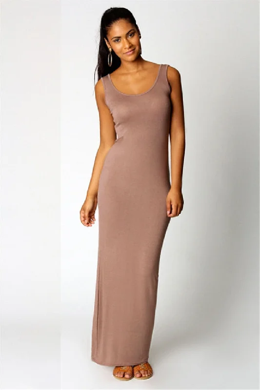 High Stretch Tank Robe Spring Summer 2022 Elegant Women Sexy Dress O-neck Sleeveless Slim Maxi Dress Thin Long Dress Vestidos Cozy Ruffle Sleeve Maxi Dress