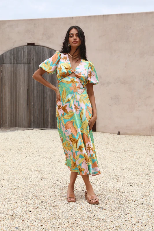 Margaret Maxi Dress Green Trendy Maxi Dress with Straps