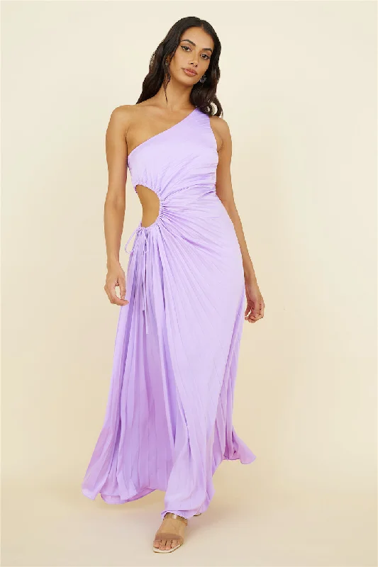 Your Promises Maxi Dress Purple Cozy Maxi Dress with Slit