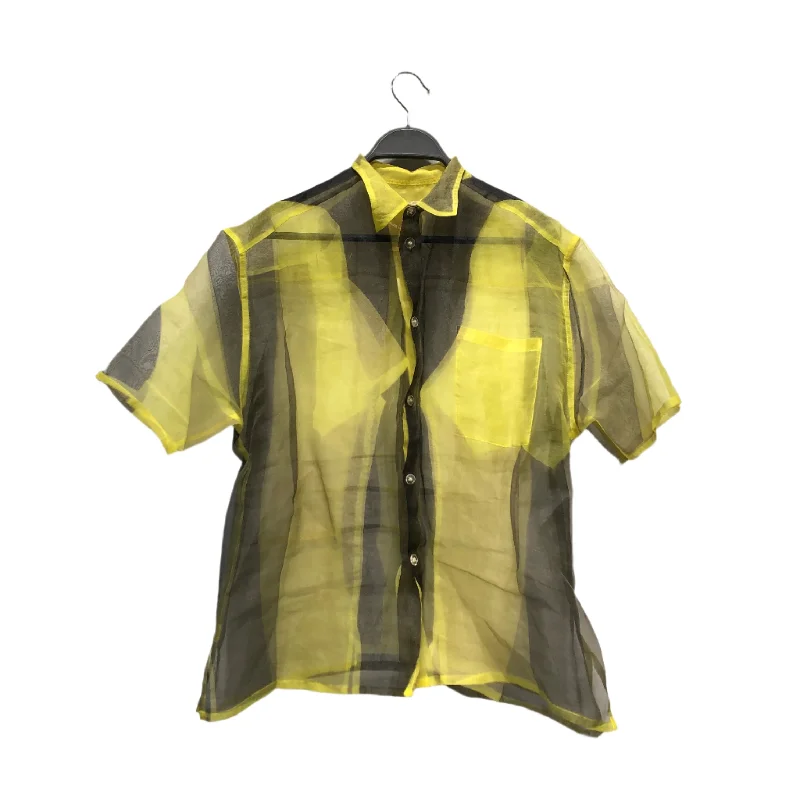 Y's/SS Shirt/3/Plaid/MLT/Y'S PLAID BUTTON UP Mesh Fabric Canvas Fabric Denim Fabric