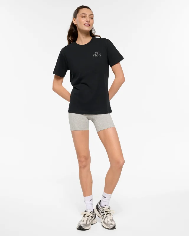 CANYON STANDARD TEE BLACK Chenille Brocade Lace